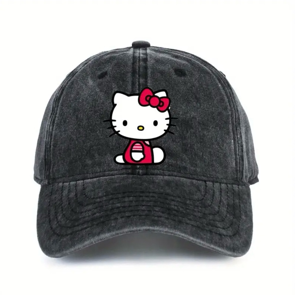 Hello Kitty Black Cap